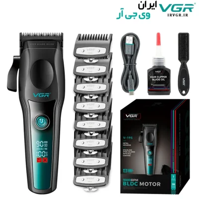 ماشین اصلاح سر و صورت وی جی آر مدل V-195