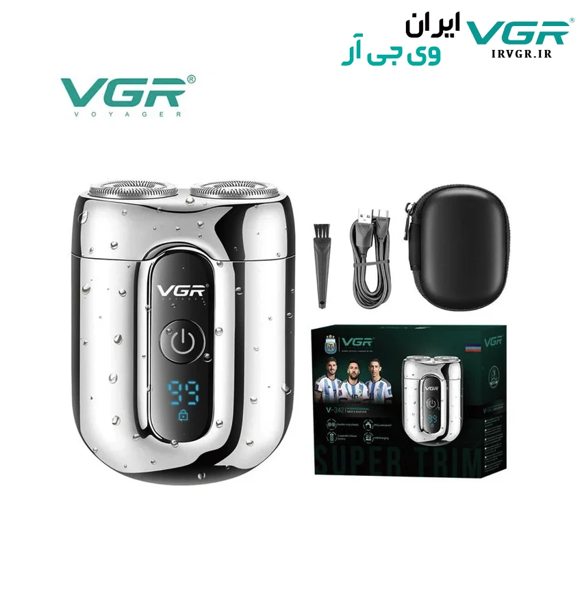 ریش تراش چرخشی جیبی وی جی آر مدل V-342