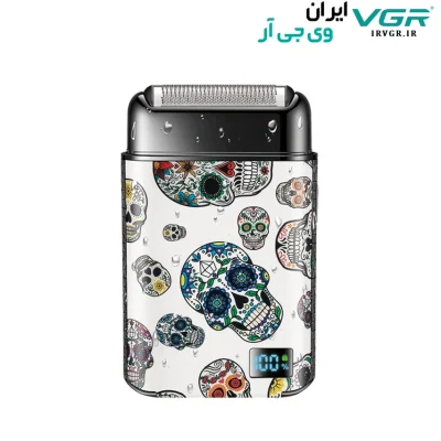 ریش تراش فویلی وی جی آر مدل V-369 با طرح اسکلت