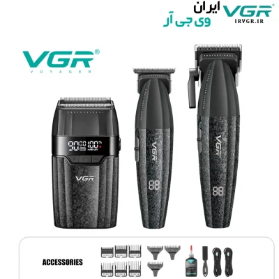 ماشین اصلاح سه قلو سر و صورت وی جی آر V-640 S3