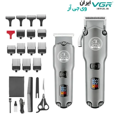 ماشین اصلاح دو قلو سر و صورت وی جی آر V-675S2
