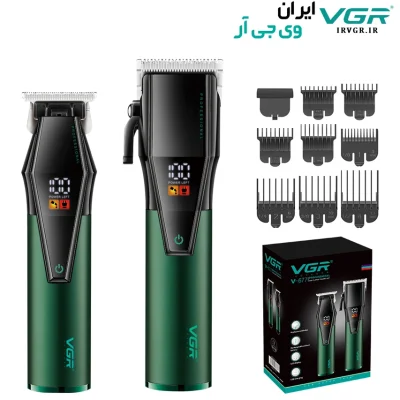 ماشین اصلاح سر و صورت ۲ قلو وی جی آر مدل V-677