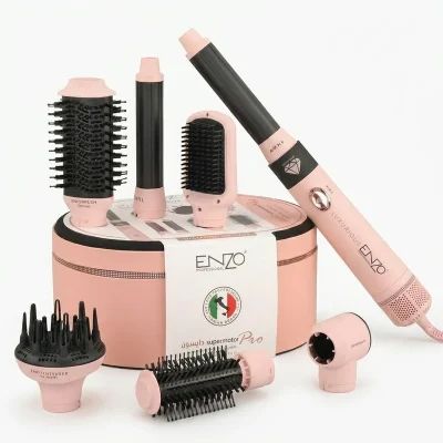 سشوار حرفه‌ای 1500 وات انزو پروفیشینال مدل EN-4133 pro 7in1